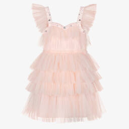 Tutu du Monde-فستان فاخر من التول الوردي الفاتح للبنات | Childrensalon Outlet