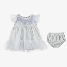 Tutu du Monde-Girls Pastel Tulle Beaded Gown | Childrensalon Outlet