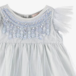 Tutu du Monde-Girls Pastel Tulle Beaded Gown | Childrensalon Outlet