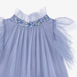 Tutu du Monde-Girls Periwinkle Sparkle Tulle Gown | Childrensalon Outlet