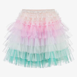 Tutu du Monde-Girls Pink & Blue Tulle Tutu Skirt | Childrensalon Outlet