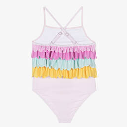 Tutu du Monde-Розовый купальник с оборками (SPF30+) | Childrensalon Outlet