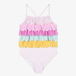 Tutu du Monde-Розовый купальник с оборками (SPF30+) | Childrensalon Outlet