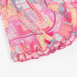 Tutu du Monde-Girls Pink Printed Cotton Kaftan | Childrensalon Outlet