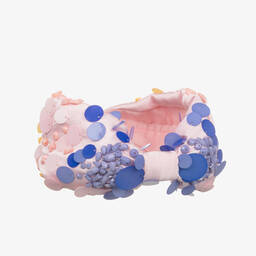 Tutu du Monde-Girls Pink Sequin & Bead Hairband | Childrensalon Outlet