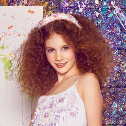 Tutu du Monde-طوق للشعر لون زهري مزين بلؤلؤ صناعي وترتر | Childrensalon Outlet