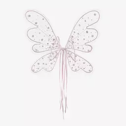 Tutu du Monde-أجنحة جنية تول مزين بترتر لون زهري فاتح للبنات | Childrensalon Outlet