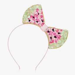Tutu du Monde-Girls Pink Sequin Watermelon Hairband | Childrensalon Outlet