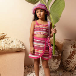 Tutu du Monde-Girls Pink Sparkle Knit Sleeveless Top | Childrensalon Outlet