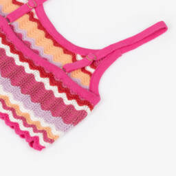 Tutu du Monde-Girls Pink Sparkle Knit Sleeveless Top | Childrensalon Outlet