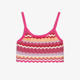 Tutu du Monde-Girls Pink Sparkle Knit Sleeveless Top | Childrensalon Outlet