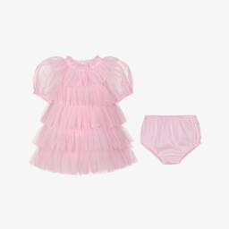 Tutu du Monde-Girls Pink Tulle Princess Gown | Childrensalon Outlet