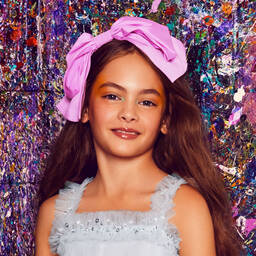 Tutu du Monde-طوق للشعر لون بنفسجي مزين بفيونكة للبنات | Childrensalon Outlet