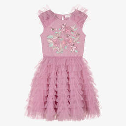 Tutu du Monde-Girls Purple Sequin Tulle Dress  | Childrensalon Outlet