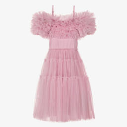 Tutu du Monde-Girls Rosy Tulle Shoulder Gown | Childrensalon Outlet