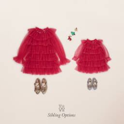 Tutu du Monde-فستان تول روبي براق للبنات | Childrensalon Outlet