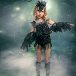 Tutu du Monde-فستان تول لامع للبنات بلون الغراب | Childrensalon Outlet