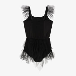 Tutu du Monde-فستان تول لامع للبنات بلون الغراب | Childrensalon Outlet