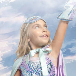 Tutu du Monde-قناع سوبر هيرو لون أزرق للبنات | Childrensalon Outlet