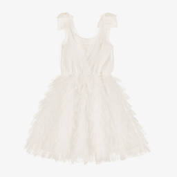 Tutu du Monde-Girls Sparkling Ivory Tulle Gown | Childrensalon Outlet