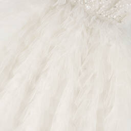 Tutu du Monde-Girls Sparkling Ivory Tulle Gown | Childrensalon Outlet