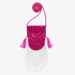 Tutu du Monde-Girls Sparkling Pink Sequin Purse | Childrensalon Outlet