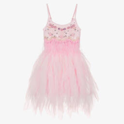 Tutu du Monde-Girls Sparkly Feathered Tulle Gown | Childrensalon Outlet