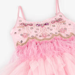 Tutu du Monde-Girls Sparkly Feathered Tulle Gown | Childrensalon Outlet