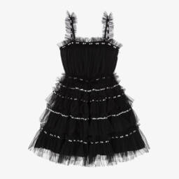 Tutu du Monde-Girls Tulle Dress with Ruffles | Childrensalon Outlet