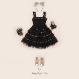 Tutu du Monde-Girls Tulle Dress with Ruffles | Childrensalon Outlet