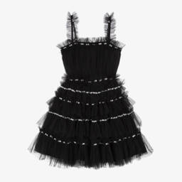 Tutu du Monde-Girls Tulle Dress with Ruffles | Childrensalon Outlet