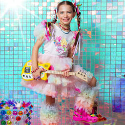 Tutu du Monde-Белая хлопковая футболка Trolls для девочек | Childrensalon Outlet