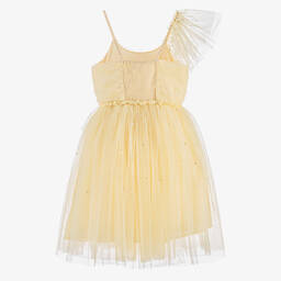 Tutu du Monde-Girls Yellow Tulle & Sequin Dress | Childrensalon Outlet