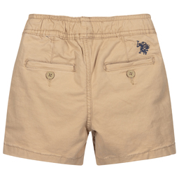 khaki polo shorts
