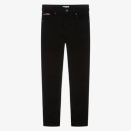 U.S. Polo Assn.-Boys Black Denim Slim Fit Jeans | Childrensalon Outlet
