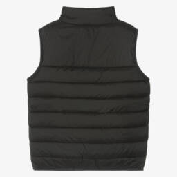 U.S. Polo Assn.-Boys Black Padded Gilet With Embroidered Logo | Childrensalon Outlet
