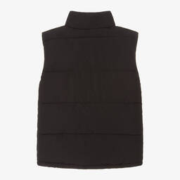 U.S. Polo Assn.-Boys Black Puffer Gilet | Childrensalon Outlet