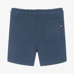 U.S. Polo Assn.-Boys Blue Cotton Logo Shorts | Childrensalon Outlet