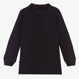 U.S. Polo Assn.-Boys Blue Cotton Polo Shirt | Childrensalon Outlet