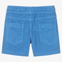 U.S. Polo Assn.-Boys Blue Cotton Shorts | Childrensalon Outlet