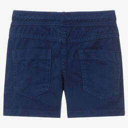 U.S. Polo Assn.-Boys Blue Cotton Shorts | Childrensalon Outlet