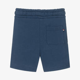 U.S. Polo Assn.-Boys Blue Cotton Shorts | Childrensalon Outlet