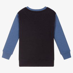 U.S. Polo Assn.-Boys Blue Cotton Sweatshirt | Childrensalon Outlet