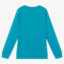 U.S. Polo Assn.-Boys Blue Cotton Sweatshirt | Childrensalon Outlet