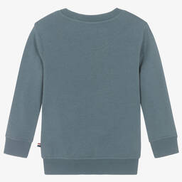 U.S. Polo Assn.-Boys Blue Cotton Sweatshirt | Childrensalon Outlet