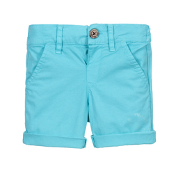 U.S. Polo Assn.-Boys Blue Cotton Twill Shorts | Childrensalon Outlet