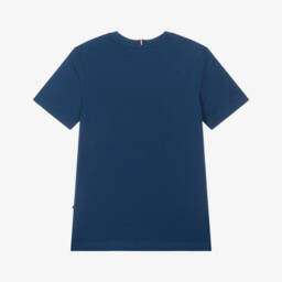 U.S. Polo Assn.-Boys Blue Double Horsemen Logo T-Shirt | Childrensalon Outlet