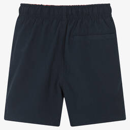 U.S. Polo Assn.-Boys Blue Logo Swim Shorts | Childrensalon Outlet