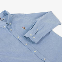 U.S. Polo Assn.-Boys Blue Oxford Cotton Shirt | Childrensalon Outlet