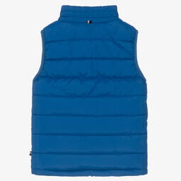U.S. Polo Assn.-Boys Blue Puffer Gilet  | Childrensalon Outlet